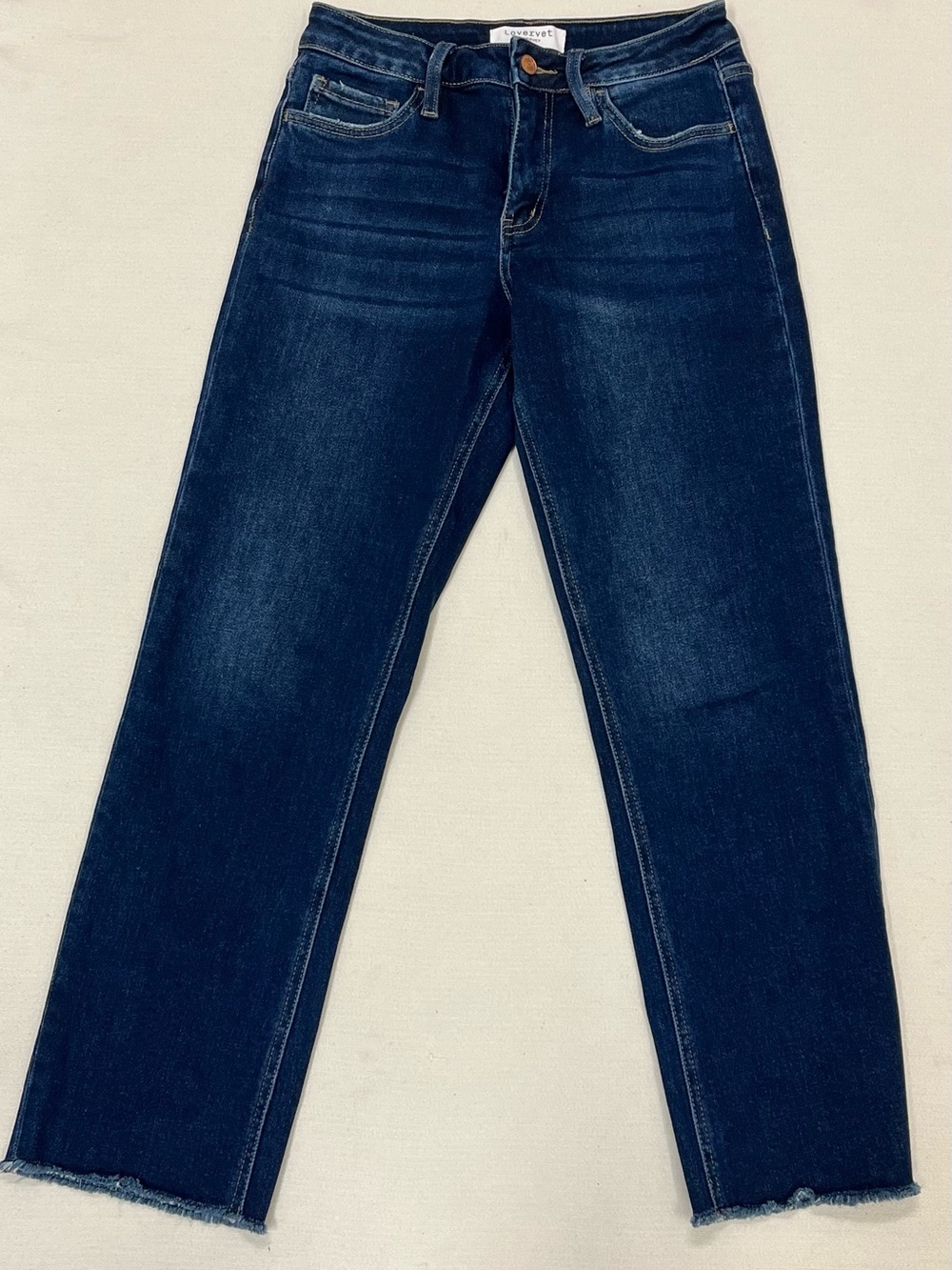 Lovervet by Vervet - Crop Frayed Jeans - 27 / 5
